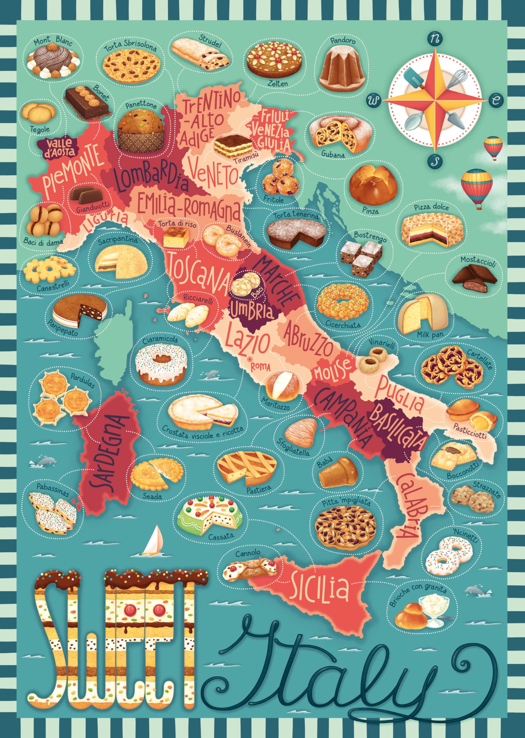 Ravensburger Women's Sweet Italy 1000 Piece Jigsaw Puzzle