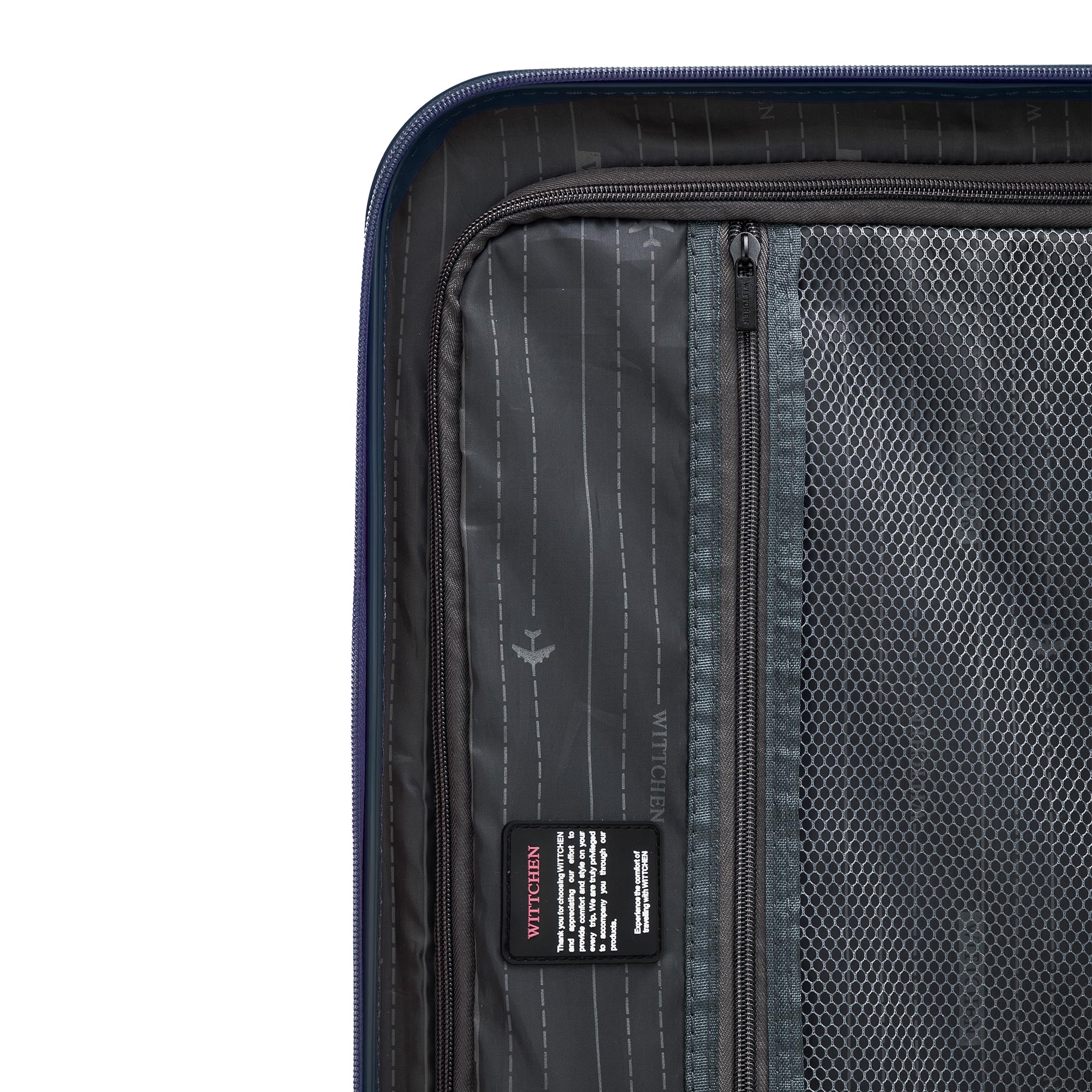 WITTCHEN Comodo Line Maleta Equipaje ABS Asa telescópica Cerradura TSA 4 Ruedas Dobles