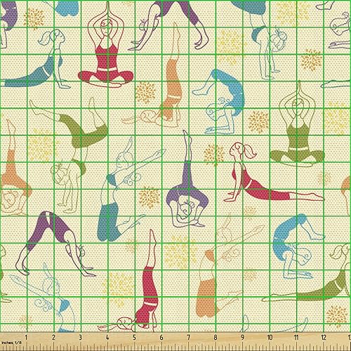 Vista 888 de Lunarable The Yard, tela azul real de The Yard, patrón de cerámica inspirado en el Medio Oriente estilo marroquí, estampado oriental, tela de satén