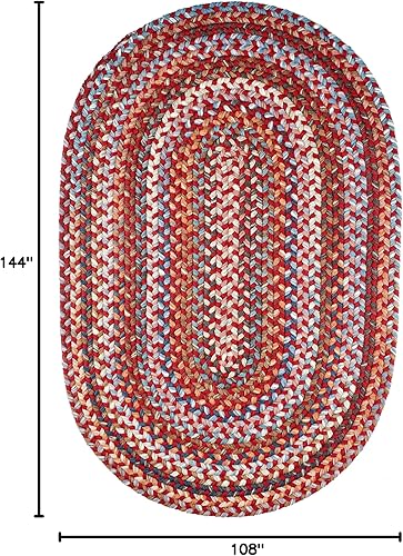 Miniatura 89 de Tapete reversible de lana, texturizado, grueso, trenzado. , Lana, Azul (Blue Dragon) Roca Negra,Azul (Blue Dragon),Mezcla azul y verde,Rojo