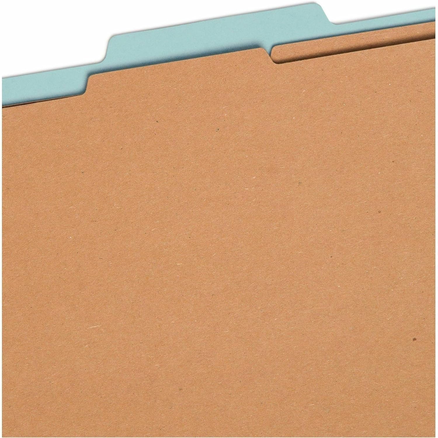 Smead Pressboard Classification File Folder with SafeSHIELD Fasteners, 2 Dividers, 2" Expansion, Letter Size, Blue, 10 per Box (14030)
