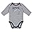 NFL New England Patriots 2 Pack Long Sleeve Bodysuit, grey/blue New England Patriots, 18M