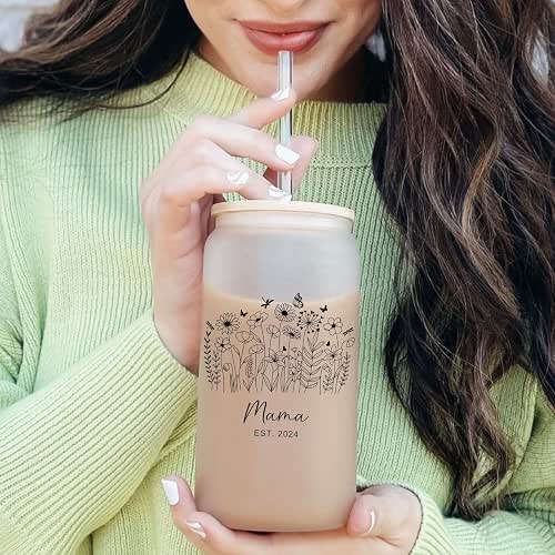 Mama Cup Est 2024 | New Mom Tumbler | Glass