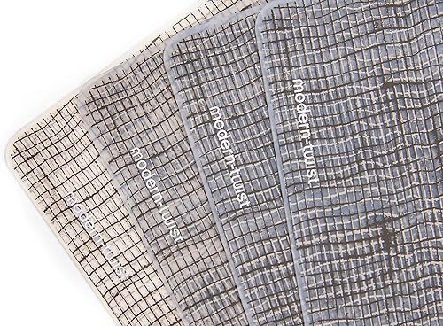 Miniatura 9 de Tapete de silicona con patrón de capullo de modern-twist, color chocolate