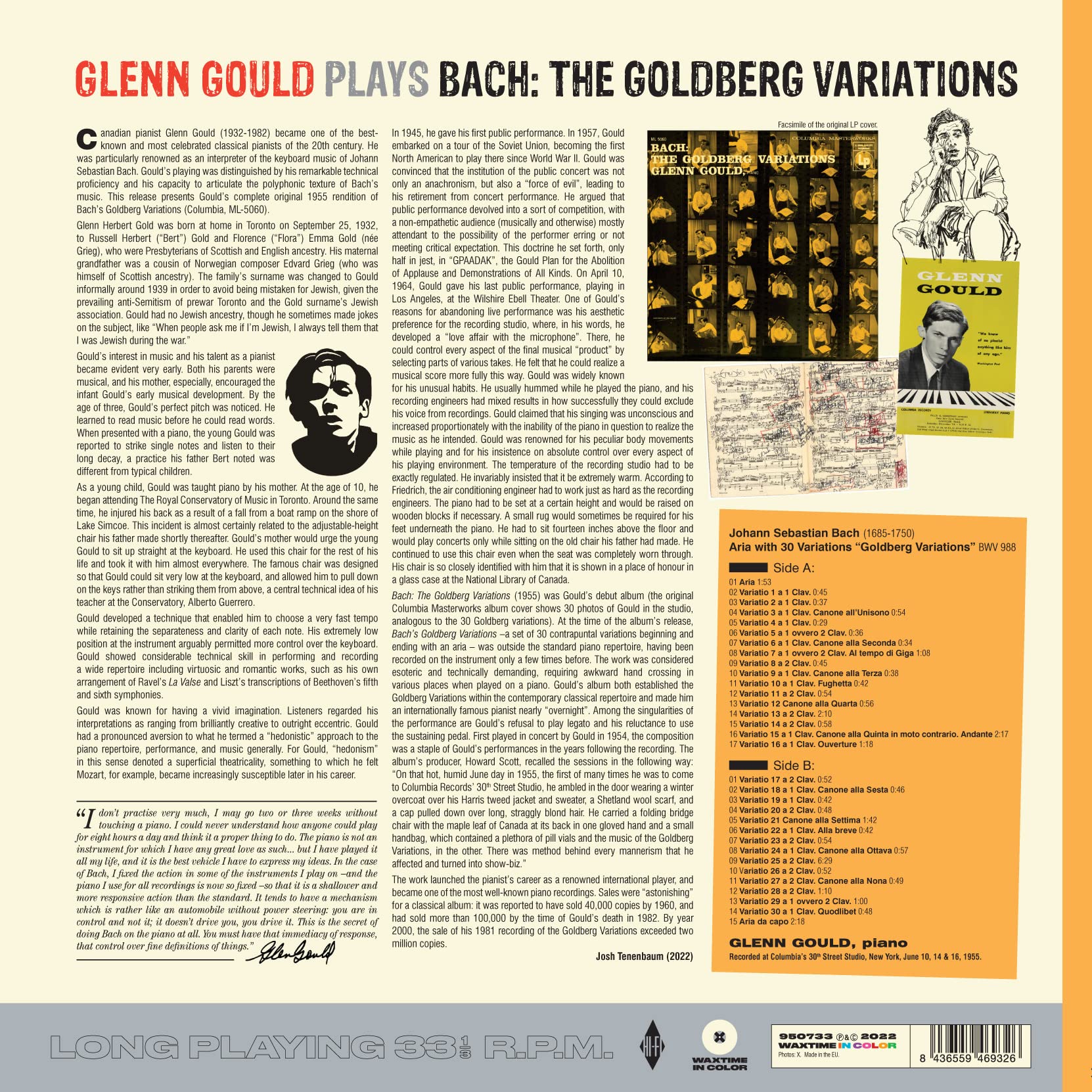 Bach: The Goldberg Variations