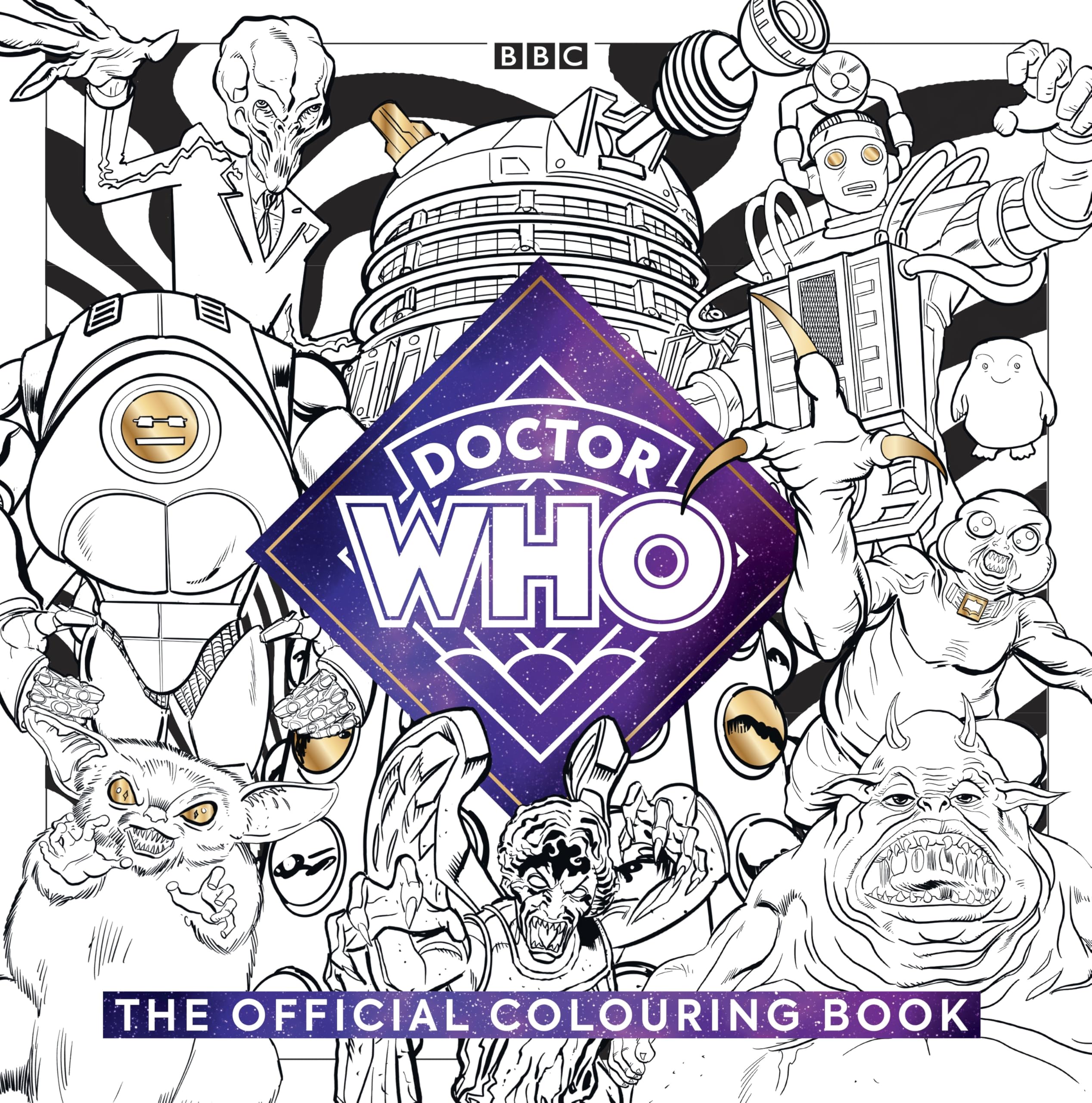 The Official Doctor Who Colouring Book by Mike Collins - 9781785949678