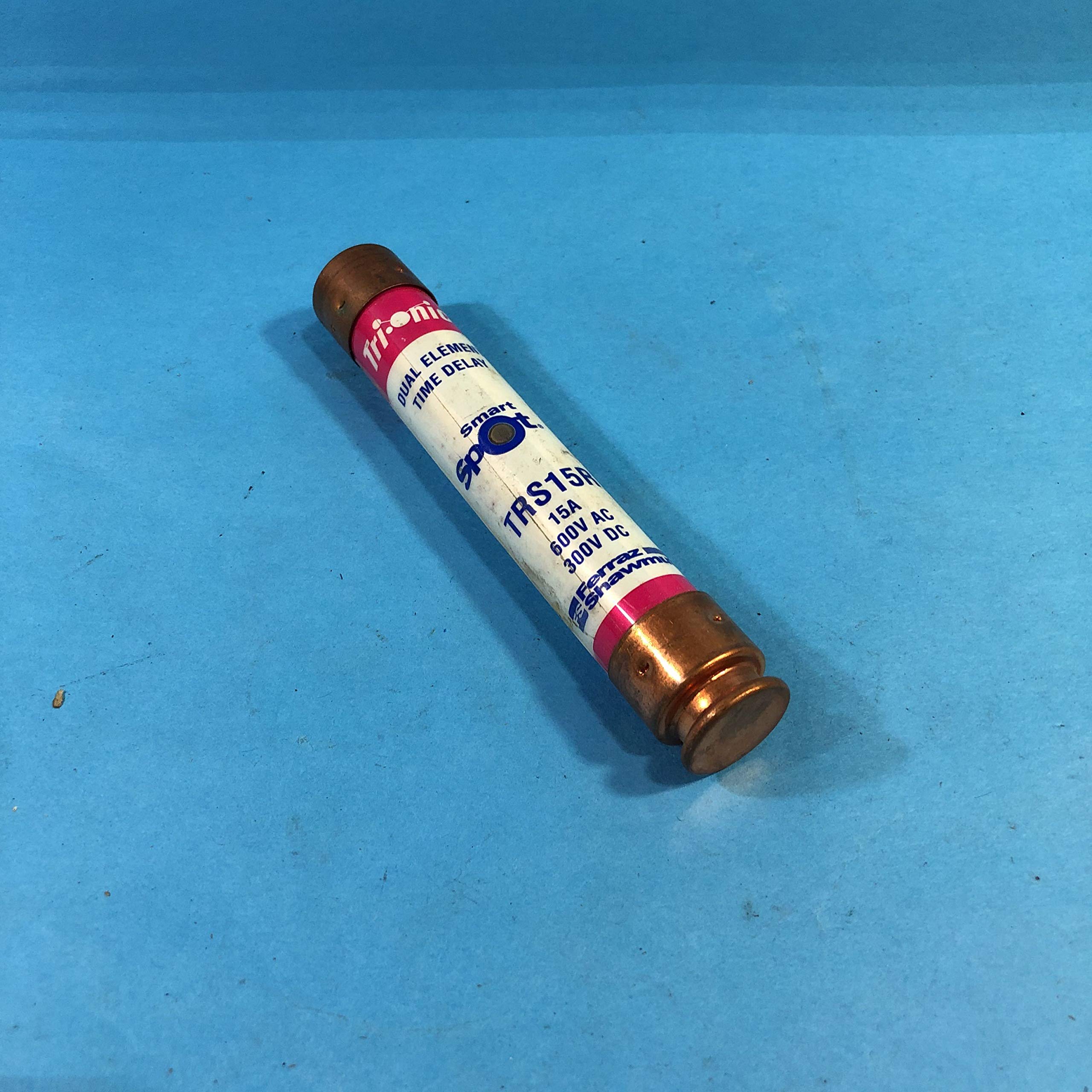 Ferraz Shawmut TRS15R Dual Element Time Delay Smart Spot Fuse 15A