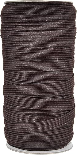 Vista 397 de Mandala Crafts - Rollo de cordón elástico plano para costura y manualidades Beige