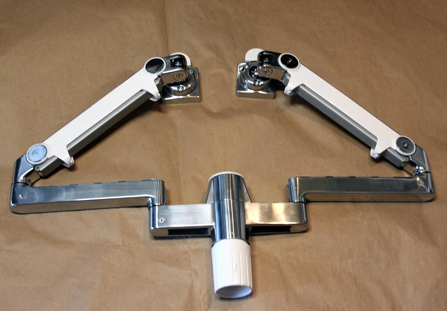 Humanscale M/Flex Dual-Monitor Mounting Arm with Clamp Mount (Model MF22S11C12)