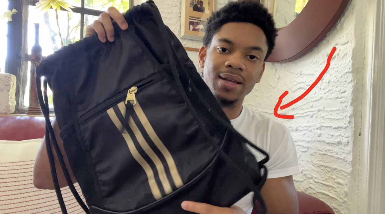 Watch Adidas Drawstring Bag HONEST Review on Amazon Live