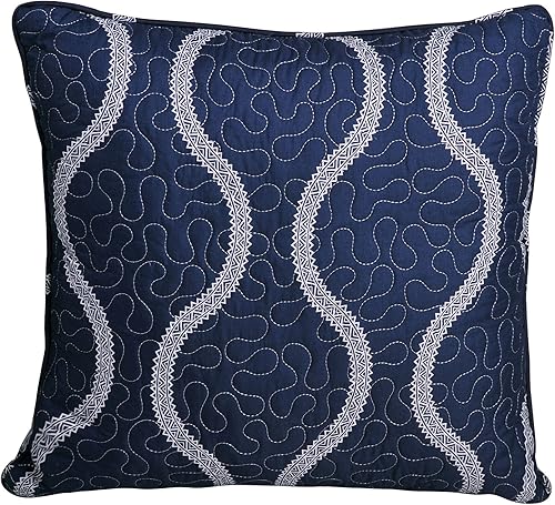 Miniatura 5 de Home Soft Things Charleston - Juego de colcha estampada tamaño Queen de 90 x 90 pulgadas, juego de ropa de cama de 6 piezas con fundas de almohada a