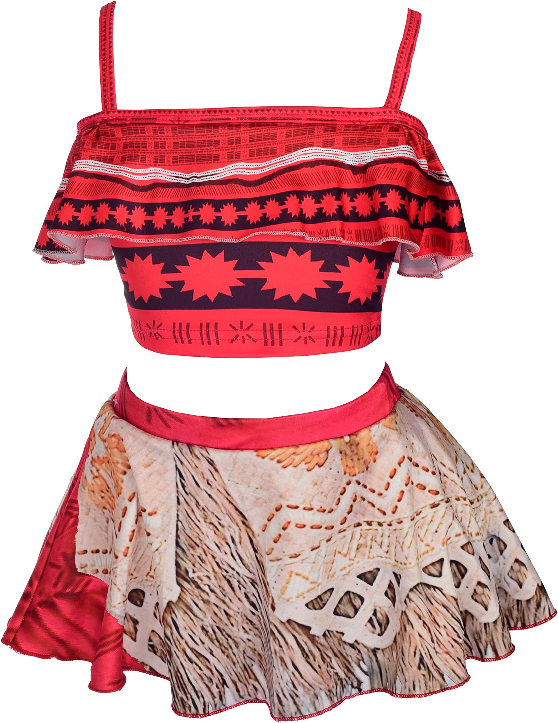 Dressy Daisy女の子 プリンセス 水着 冒険水着 タンキニ水着 2ピース サイズ 2～13歳 マルチカラー