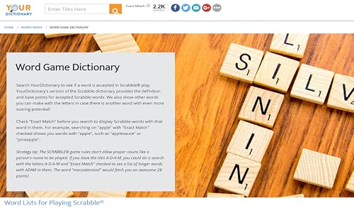 Word Dictionary #TOP1