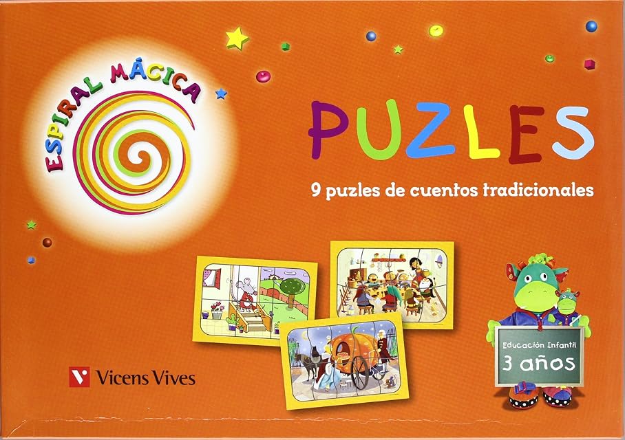 Portada de Puzles. Cuentos Tradicionales. 3 Años Infantil