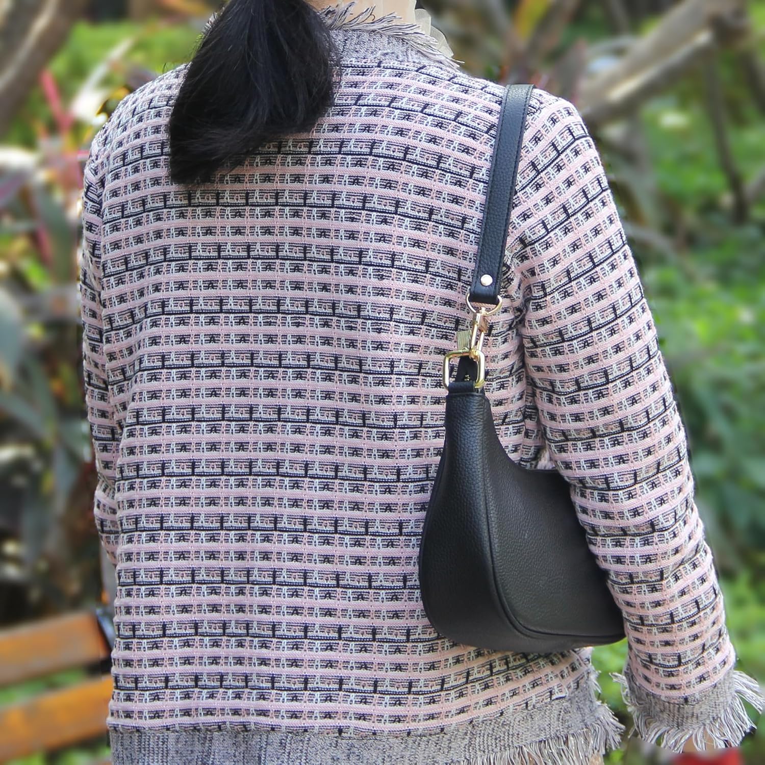 Full Grain Leather Replacement Strap Shoulder Bag Purse,Hand strap Width 0.7 inch，length25.59” (65cm) - Image 6