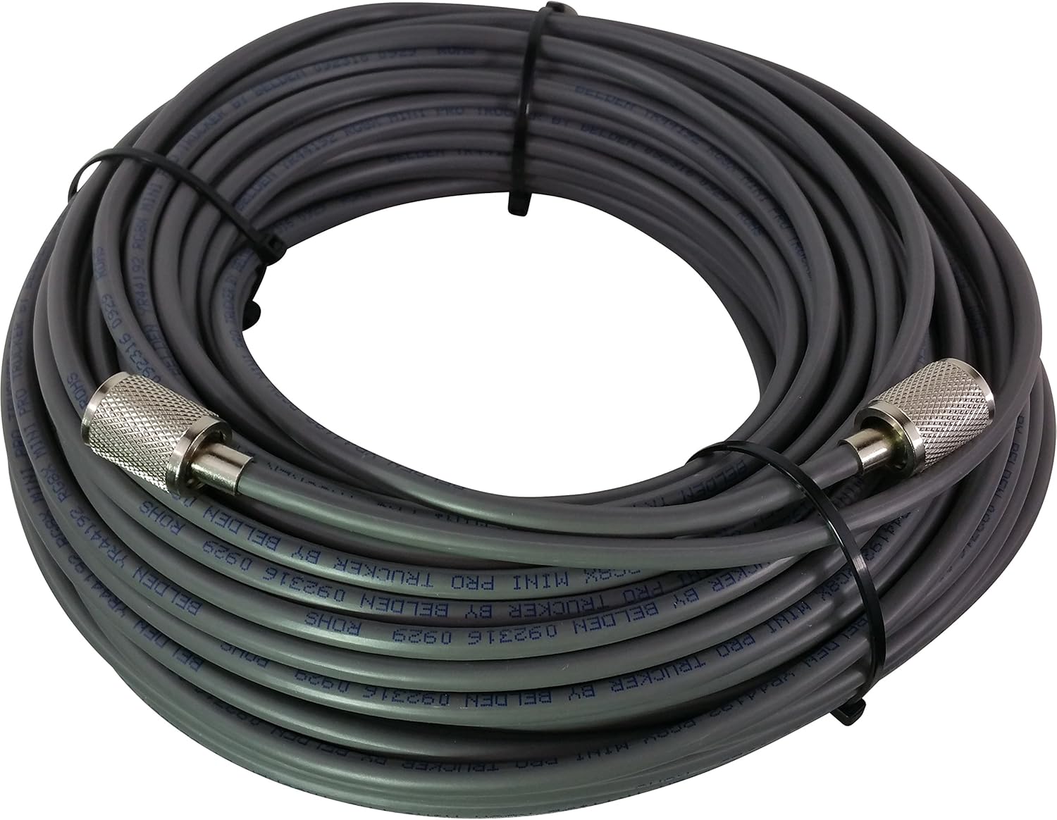 BELDEN Rg8x 97 Shielded Coax Cable w/ PL259s for Cb / Ham