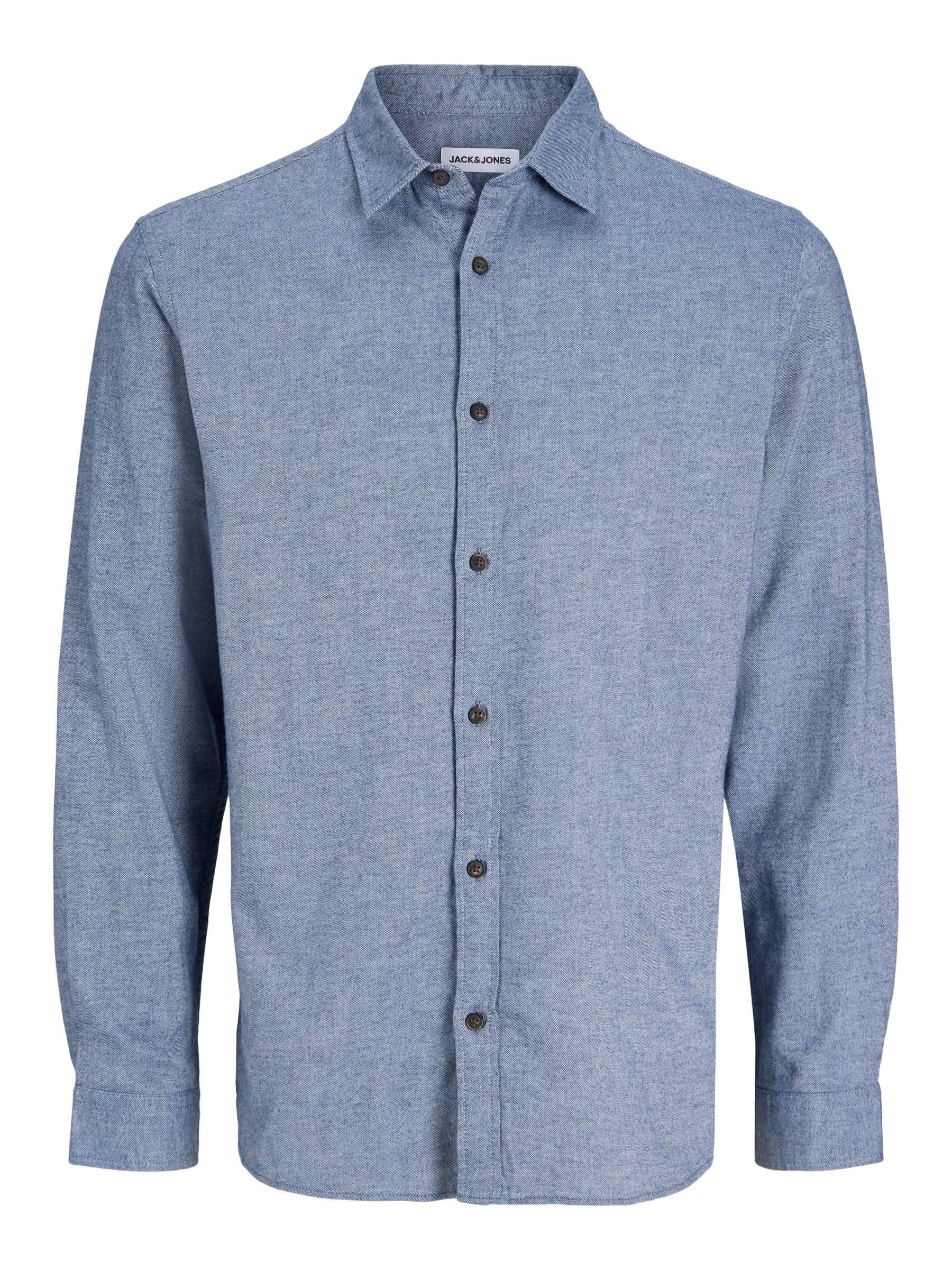 JACK & JONES Langarmhemd JJECLASSIC MELANGE SHIRT L/S NOOS