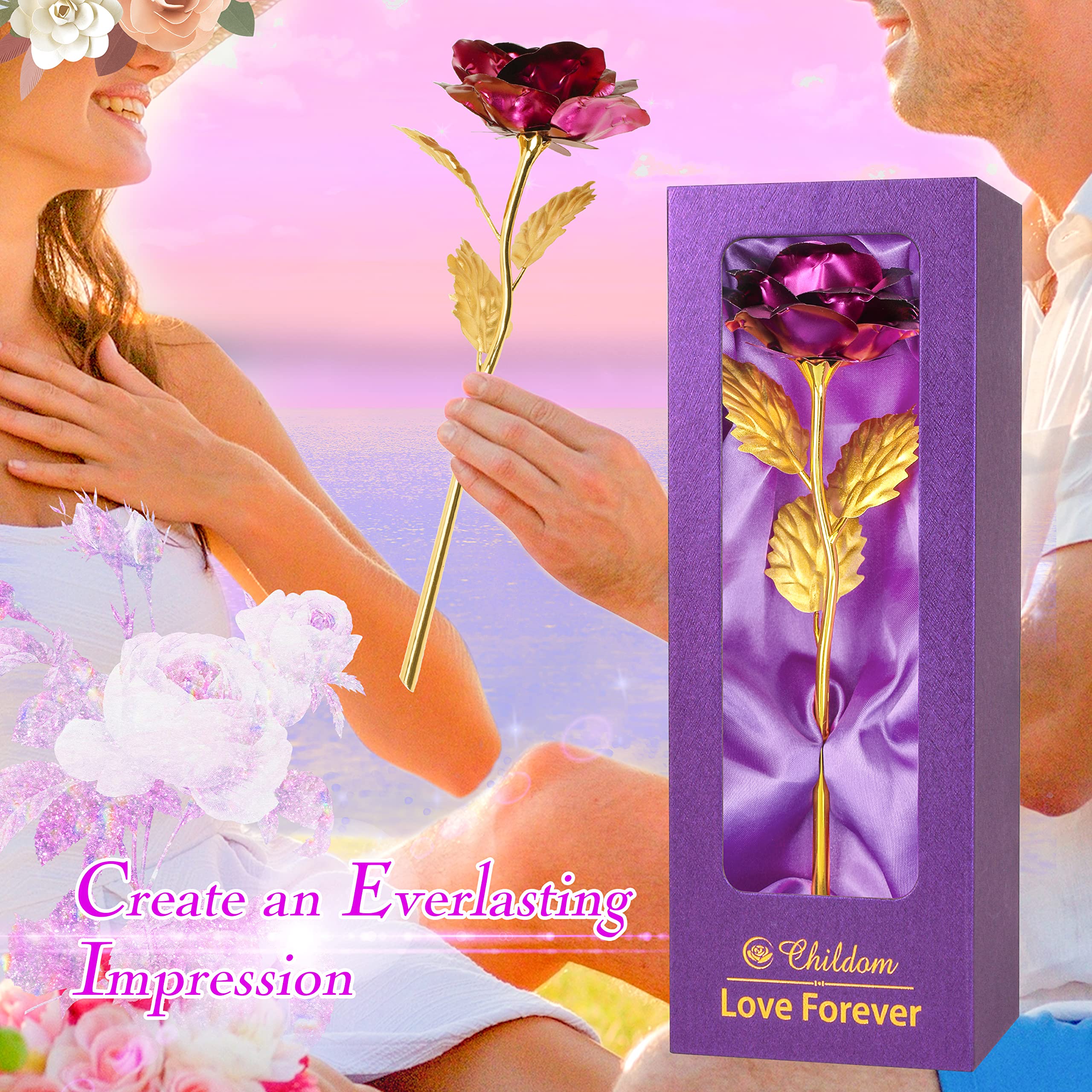 Childom Christmas Rose Gifts For Women Birthday Gifts For Women | Desertcart