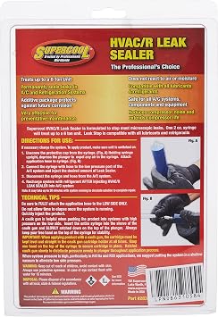 TSI Supercool 28399 HVAC Leak Stop Syringe with Application Hose, 2 fl. oz. (60 mL)