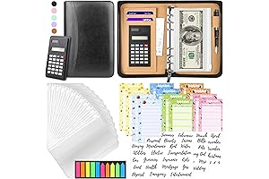 SOOEZ Budget Binder with Zipper Envelopes: Empowering Financial Organization