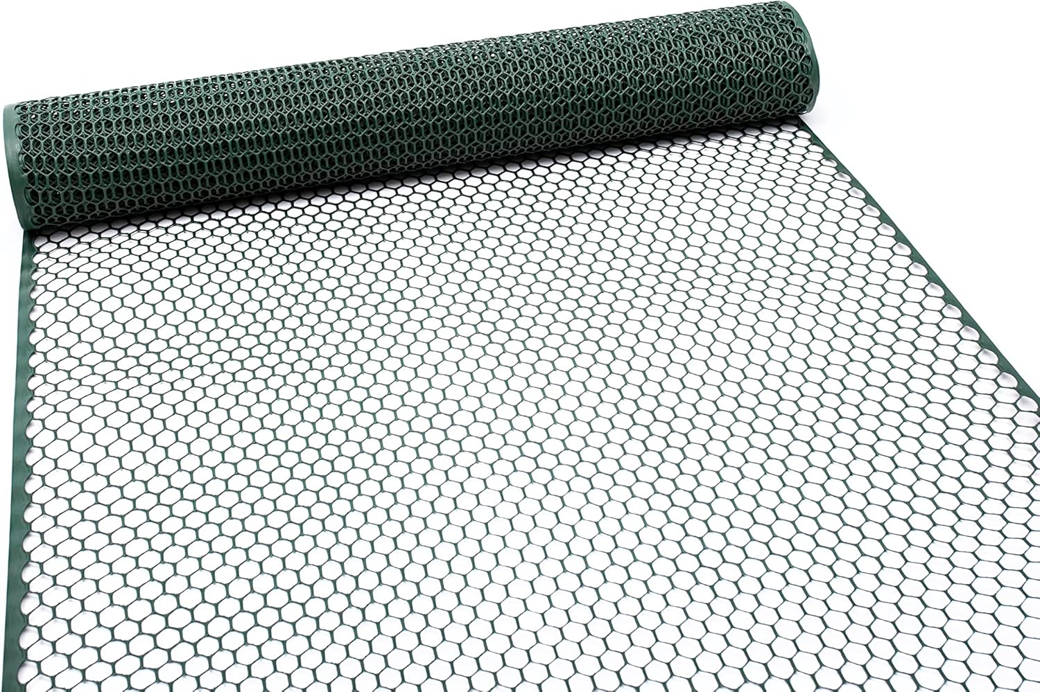 Tenax Poultry Fence - Durable Plastic Poultry Fencing - 4 ft x 25 ft - Green Plastic
