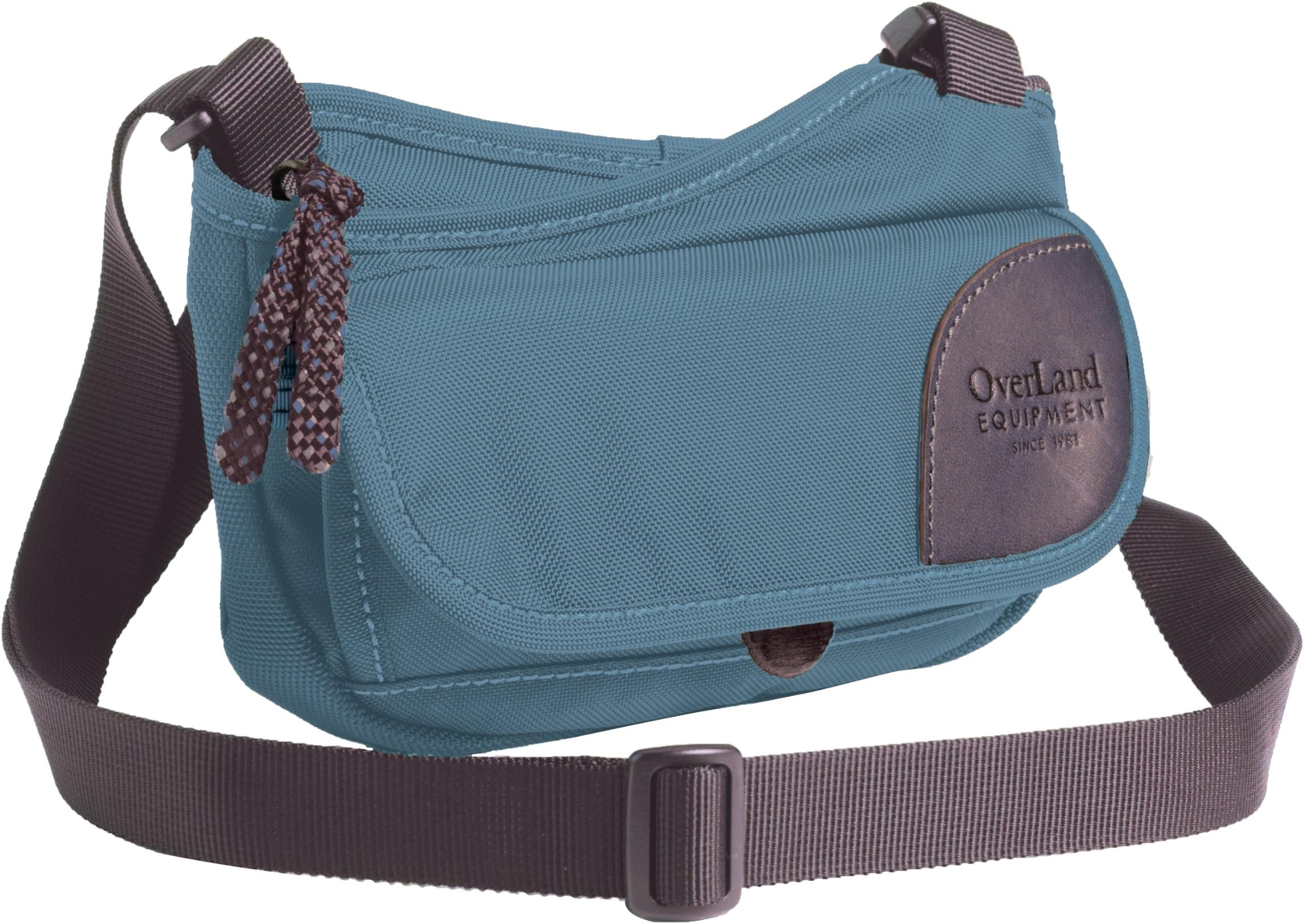 Equipment Pixley Bag, Denim/Tan Cross Hatch Print