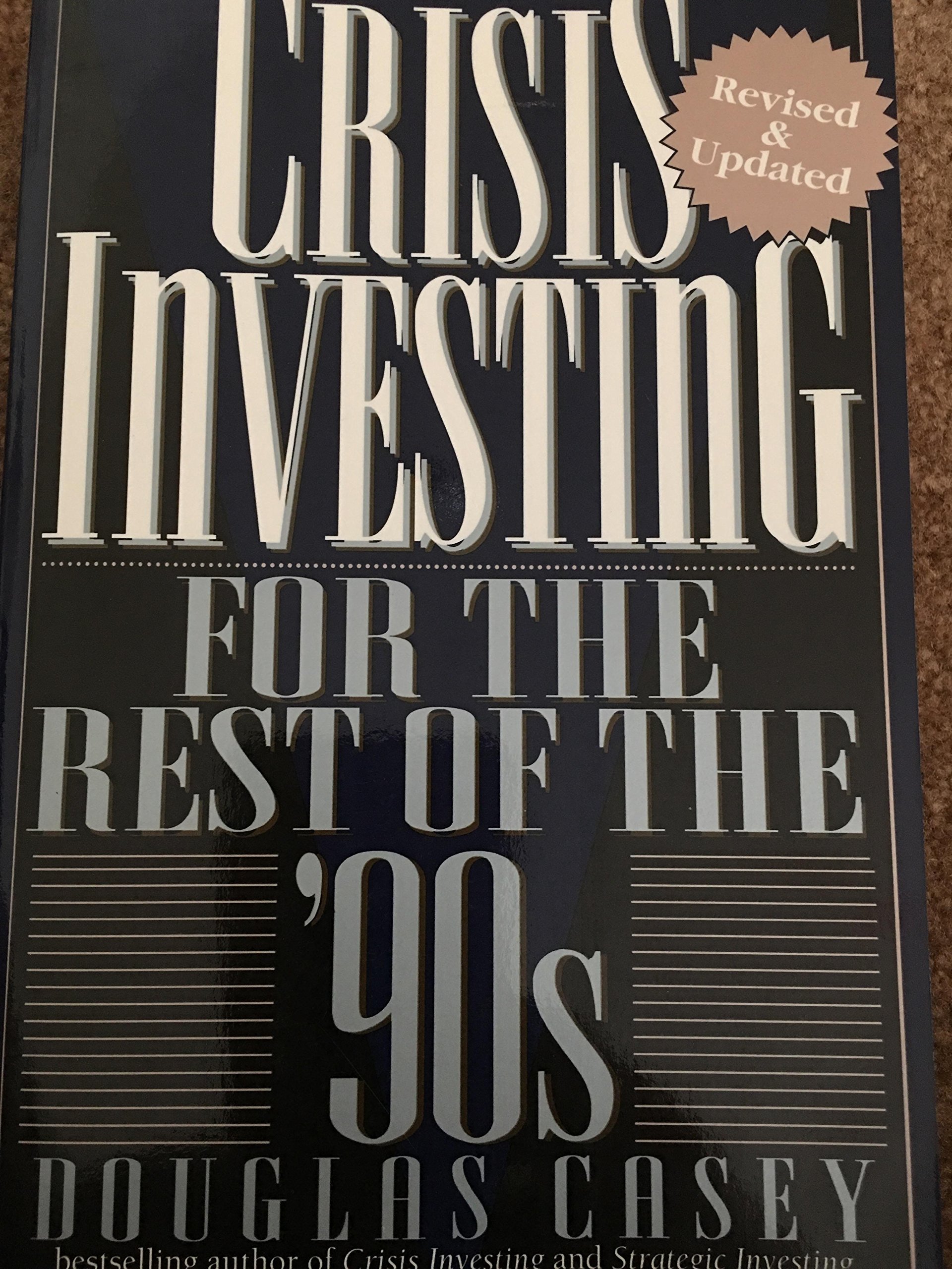 Buy Crisis Investing for the Rest of the '90s — BookShops.in