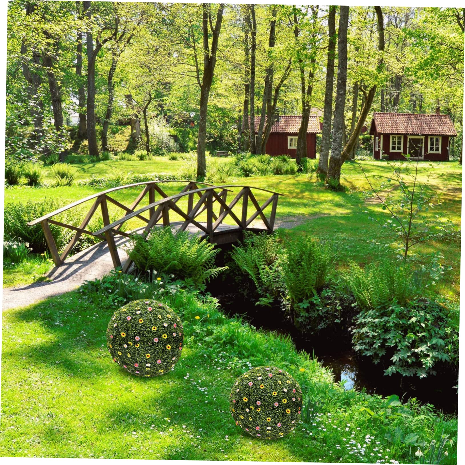 Yardenfun 10 Pcs Plastic Floral Rack Flower Arranging Rack Decorative Flower Frame Grass Ball Frame Party Flower Holder Flower Ball Racks DIY Flower Arrangement Shelf Wedding Props