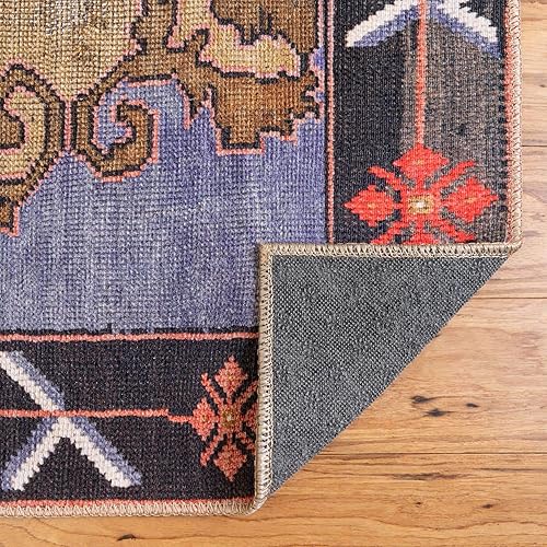 Miniatura 5 de Unique Loom Timeless Collection - Alfombra de área - Thomas (2' 6" x 12' 2" camino, rosanegro)