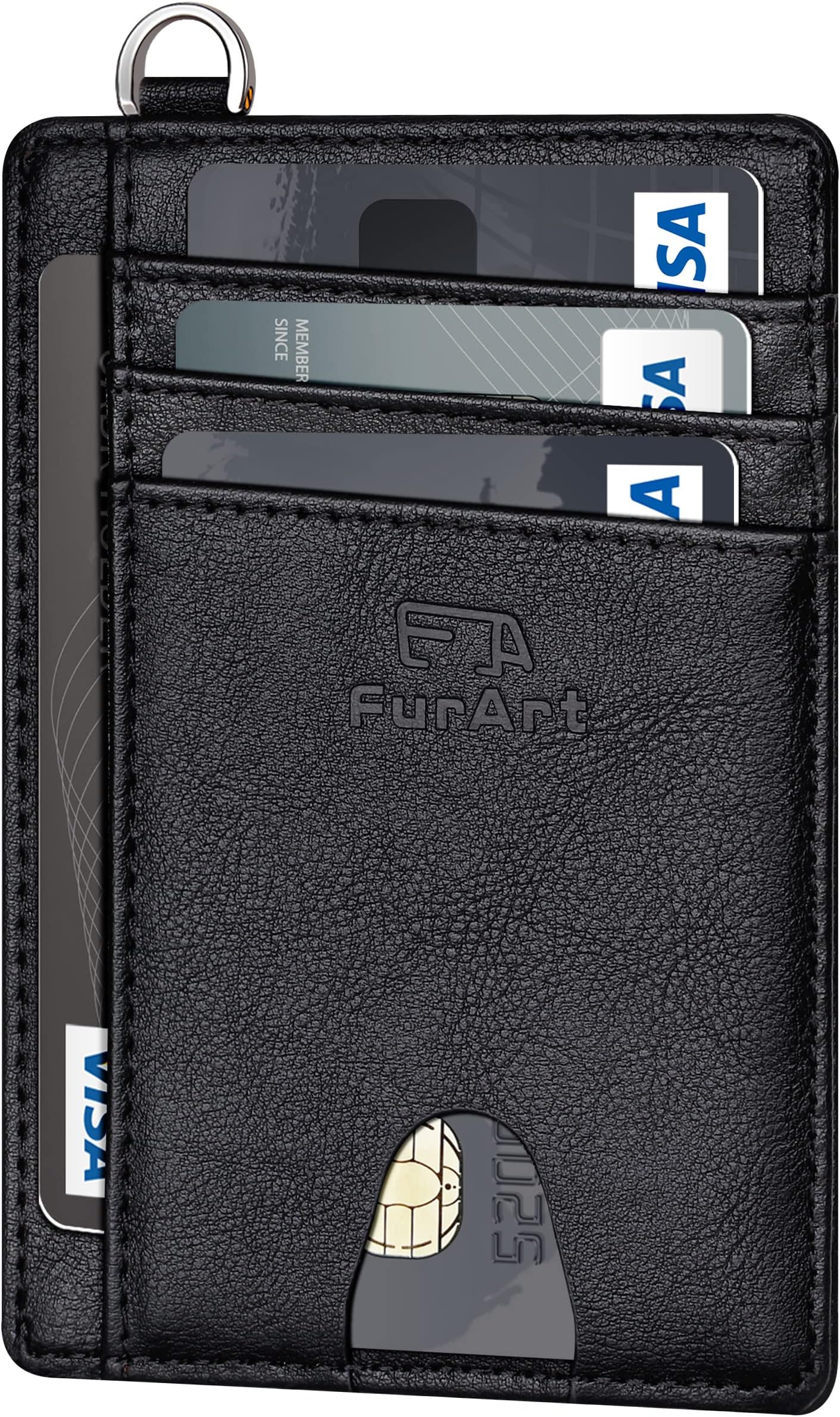 FurArt Slim Minimalist Wallet, Front Pocket Wallets, RFID Blocking, Credit Card Holder for Men