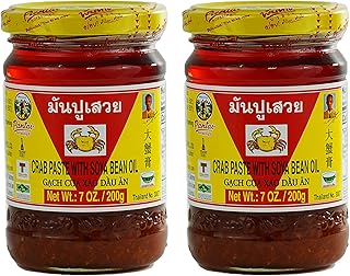 Pantai Norasingh Crab Paste with Soya Bean Oil (2 Pack, Total of 14oz)