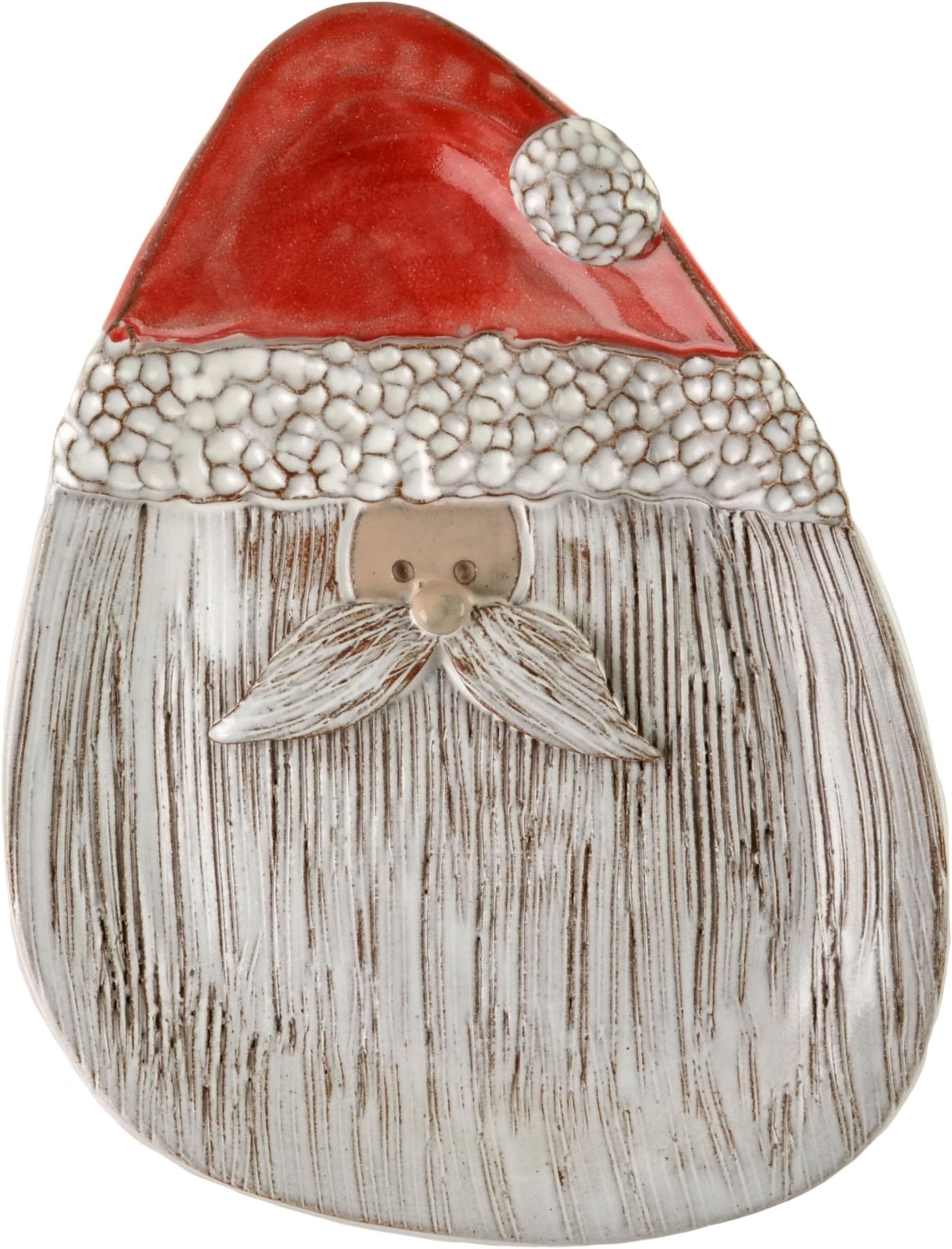 MudWorks Pottery Santa Cookie Plate