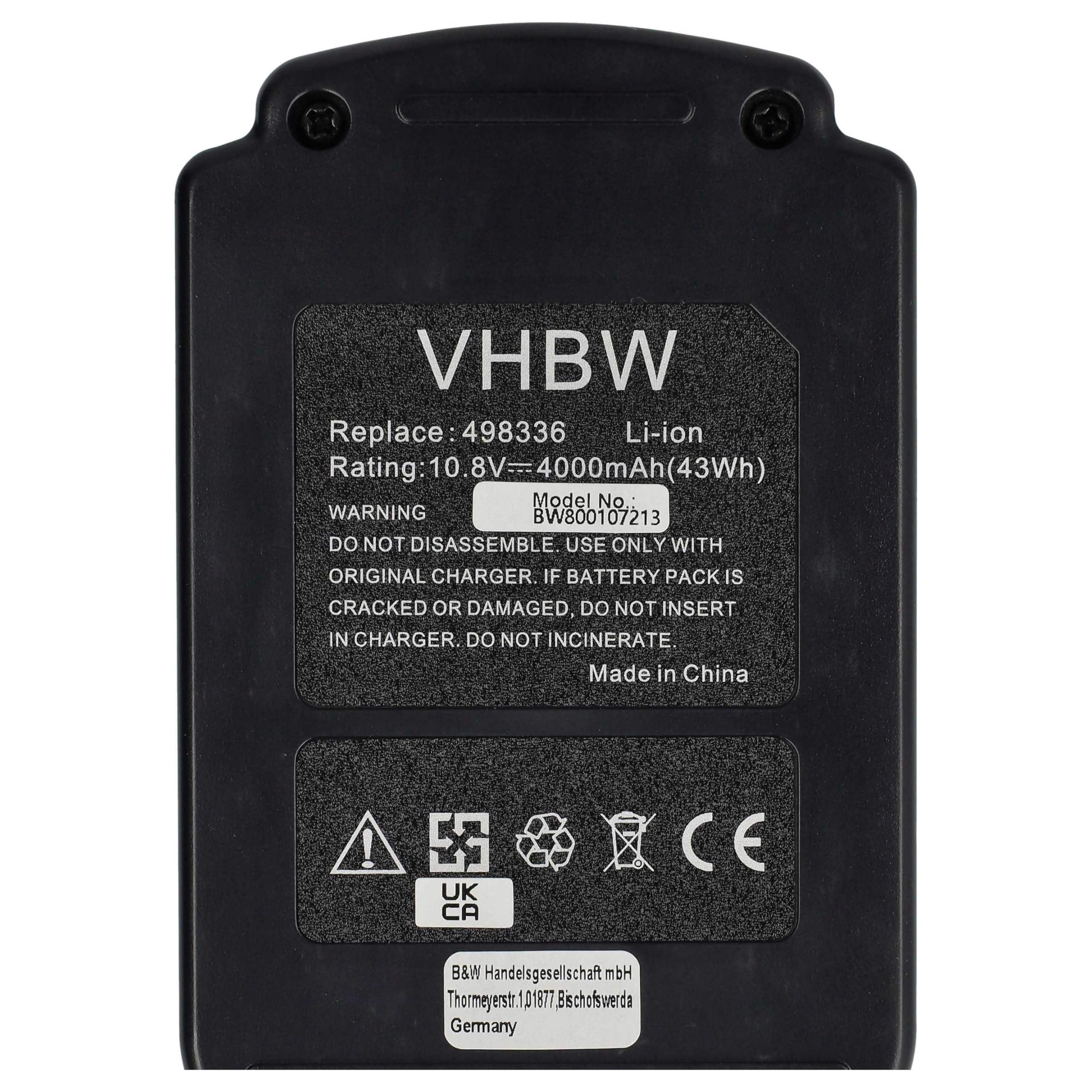 vhbw Batterie Compatible avec Festo Festool T12+3 Cordless Drill