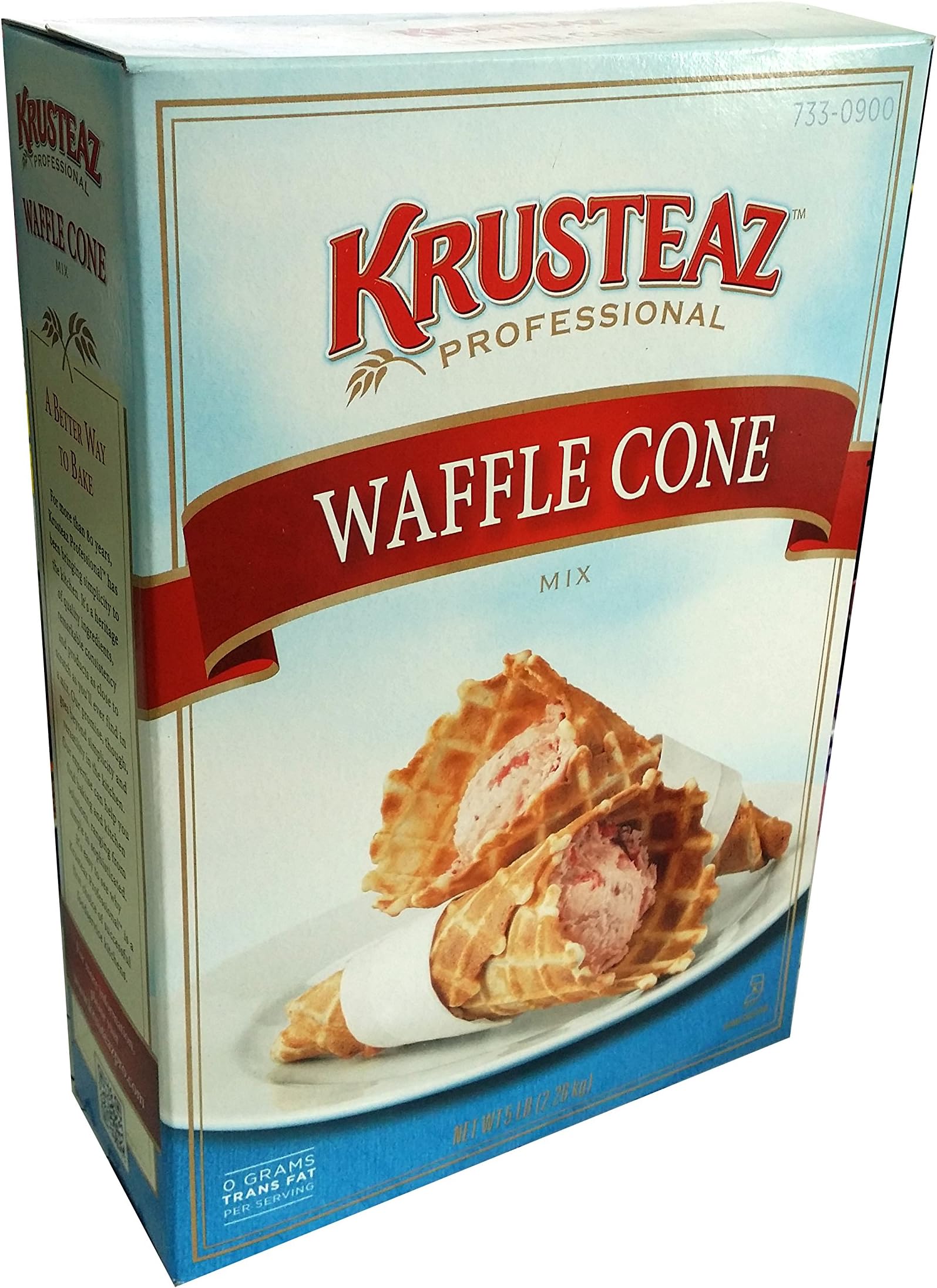 Continental Mills Krusteaz Professional Waffle Cone Mix - 5 lbs - One Box