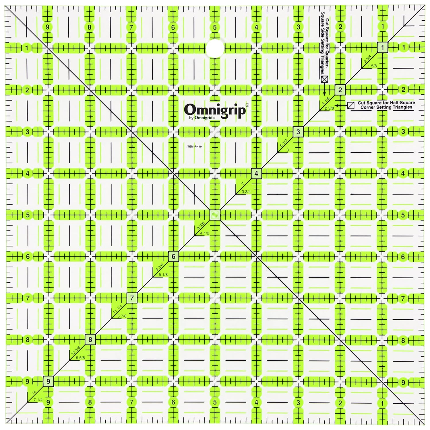 Omnigrip Neon Quilters Ruler