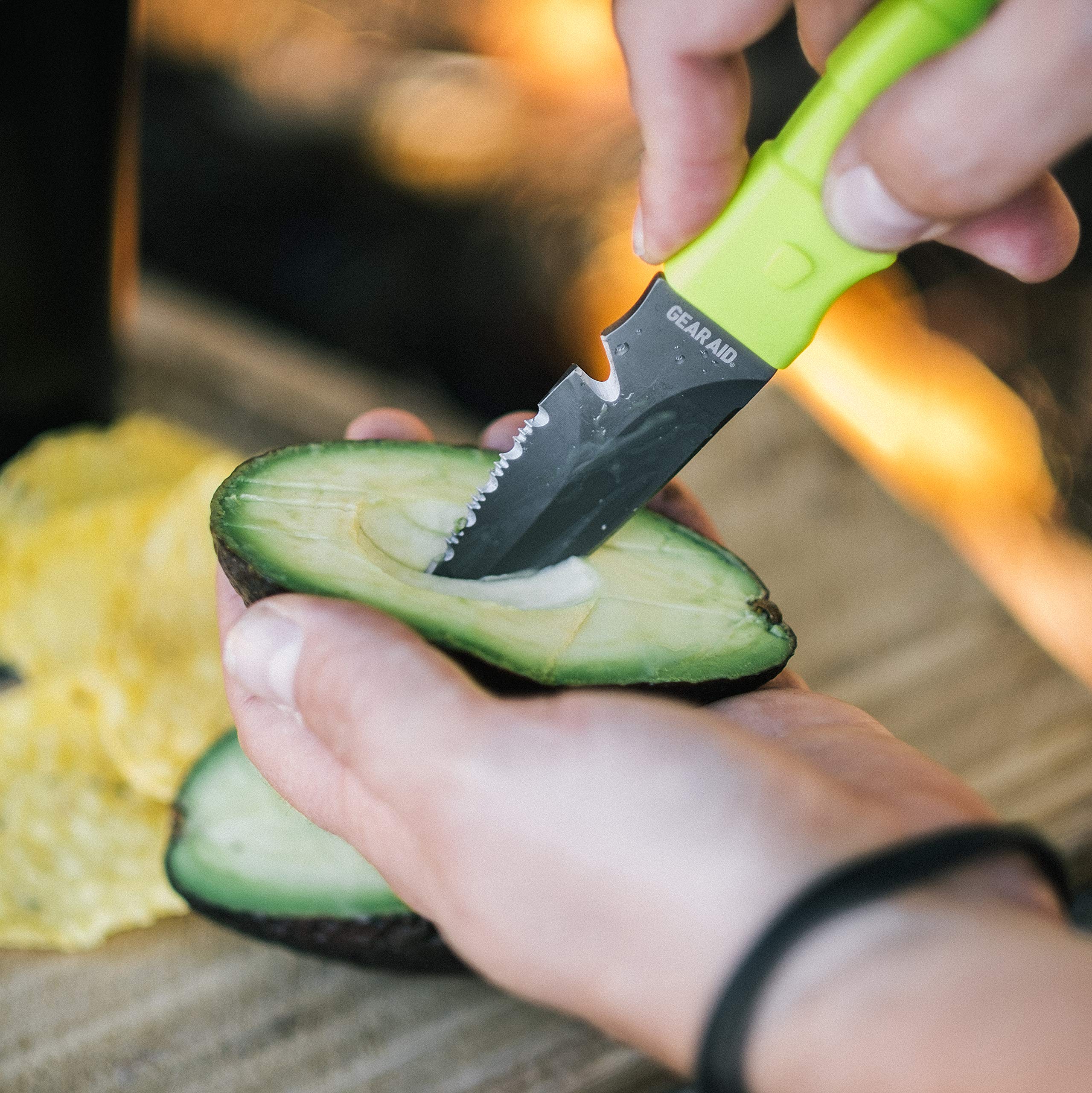 Gear Aid AKUA Paddle/Dive Knife Green