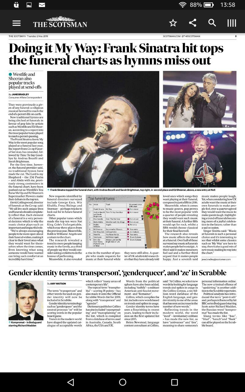 The Scotsman Newspaper (Kindle Tablet Edition) - App on the Amazon Appstore