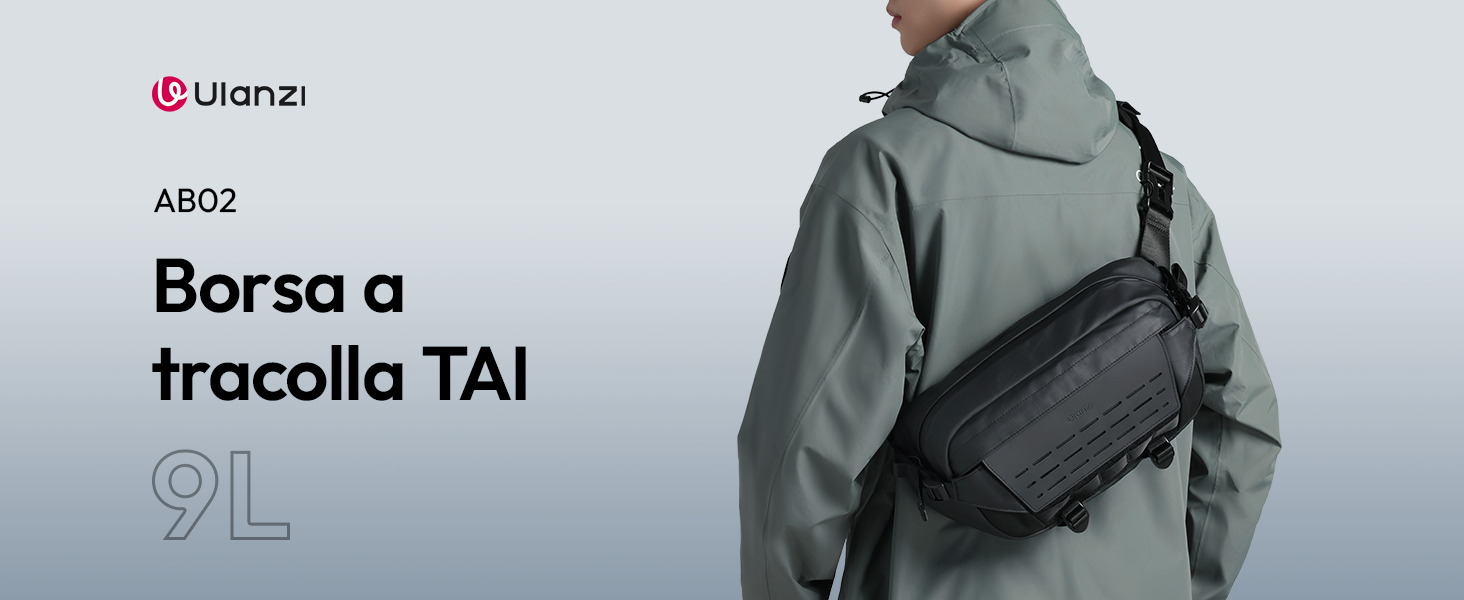 Borsa Fotografica ULANZI AB02 Espandibile Da 6 A 9L – Leggera E Impermeabile