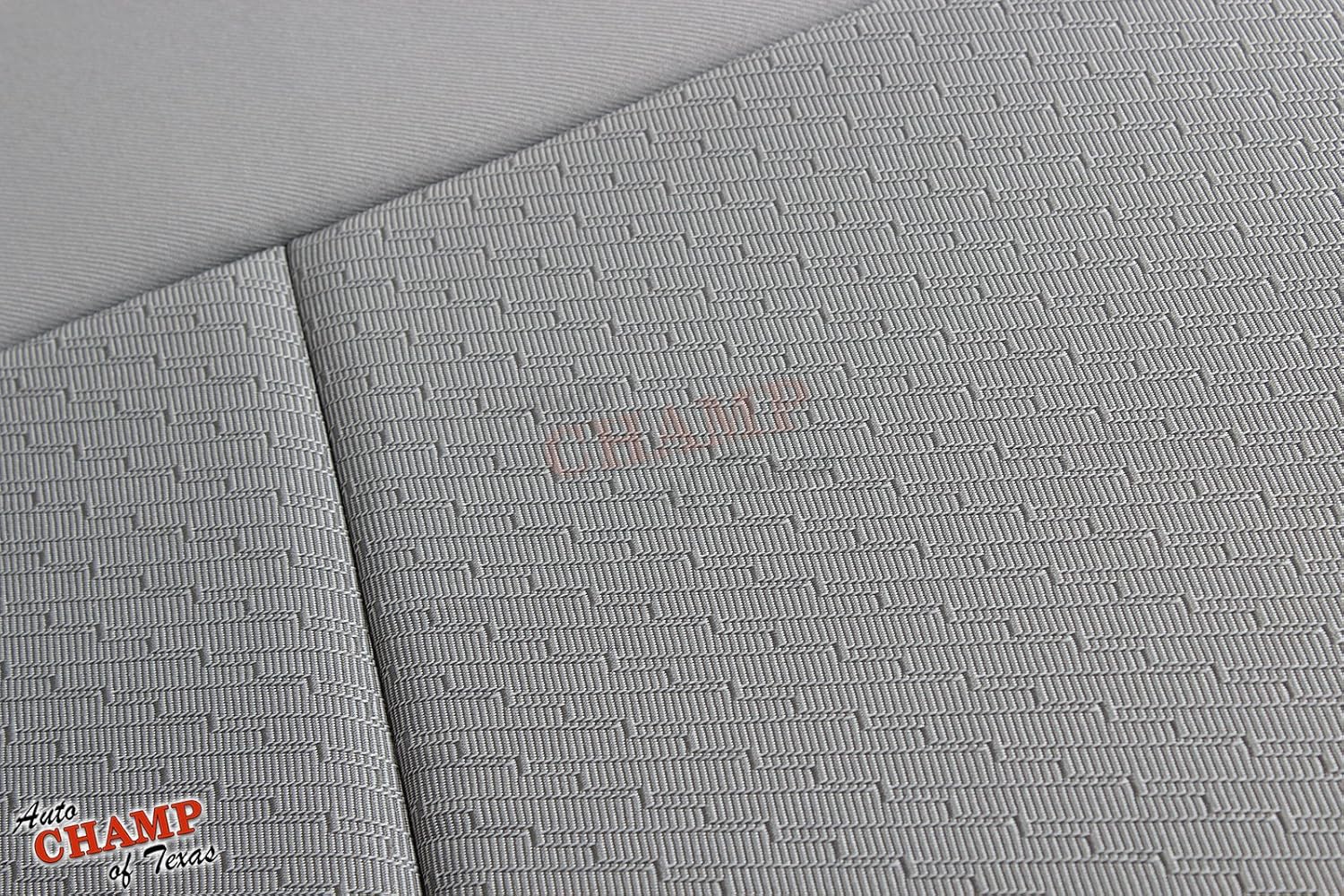 Compatible with 2008-2010 GMC Sierra 3500h D SLE -Driver Bottom Cloth Seat Cover, Gray