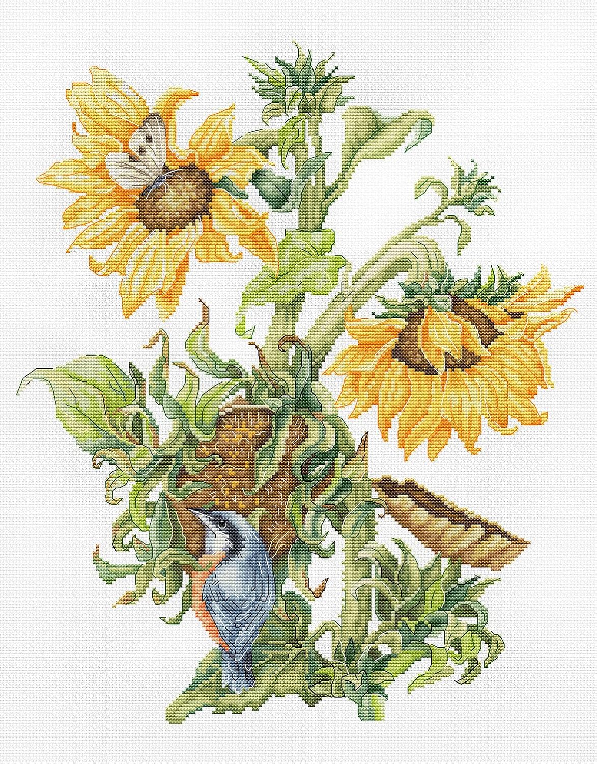 Anemone Cross Stitch Kit by Luca-S