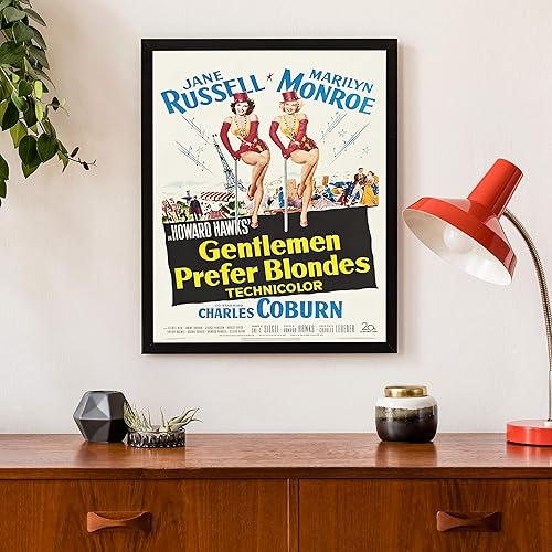 Miniatura 2 de Posterazzi EVCMMDGEPRFE003 - Póster de película de caballeros prefieren rubias, 11 x 17 pulgadas