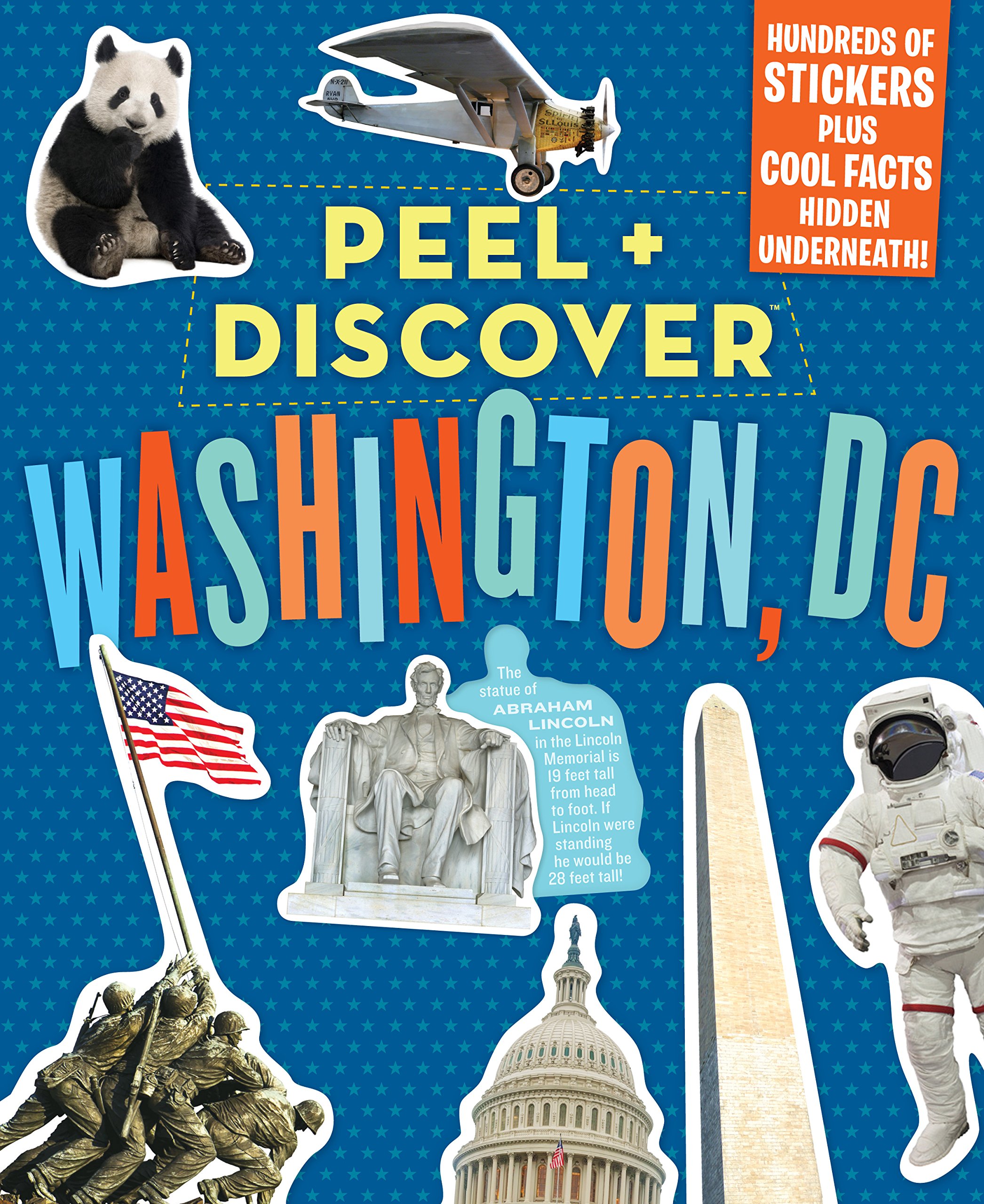 Peel + Discover: Washington, DC Paperback – Sticker Book, February 5, 2019