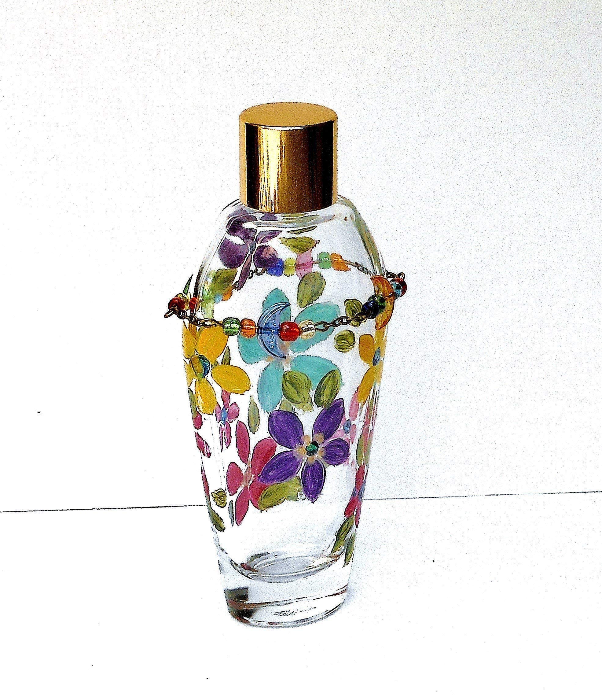 Amazon.com: Refillable Glass Perfume Bottle with Colorful Artist