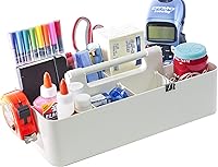 Vista 12 de Divisores DIY de 8 Compartimentos, Caddy Portátil Grande, Multiusos, Apilable, Solución Moderna para Escuela, Oficina, Escritorio, Uso Infinito