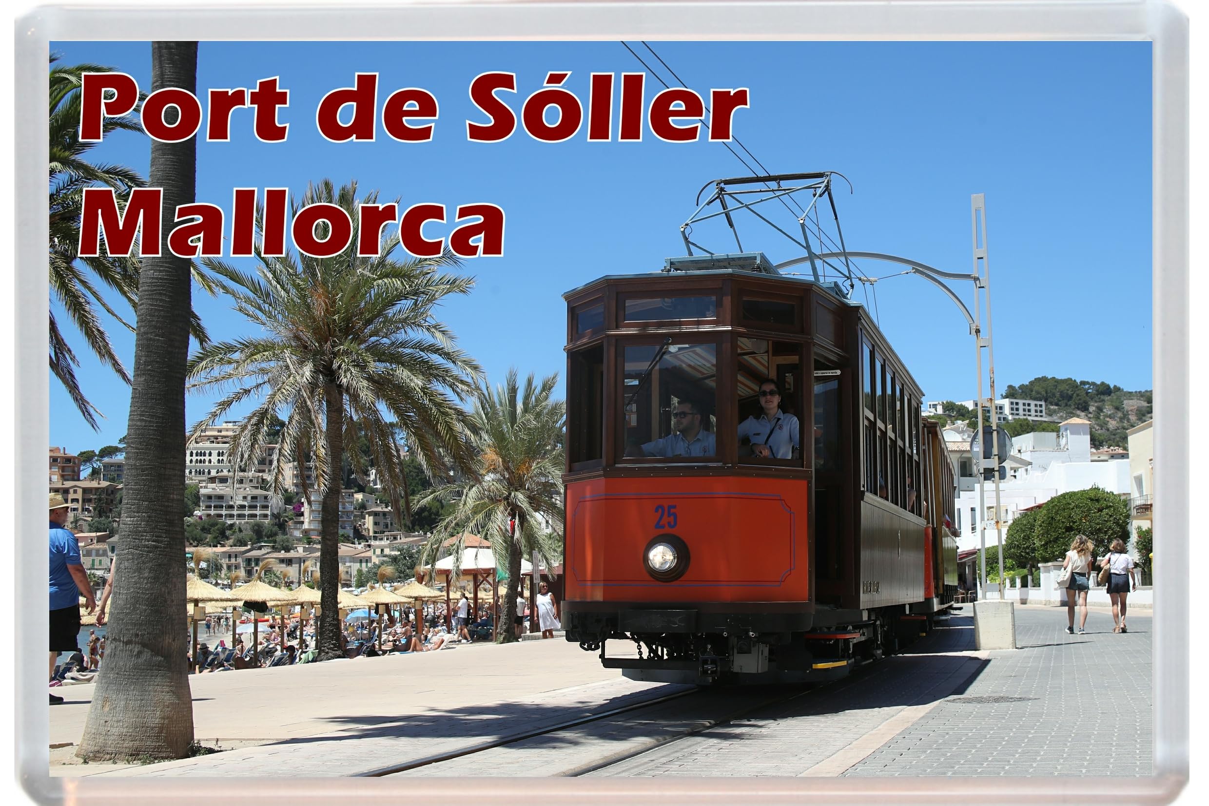 Baked Bean Store Multicolor Port De Soller - Mallorca - Jumbo Fridge Magnet Bbs26fm55