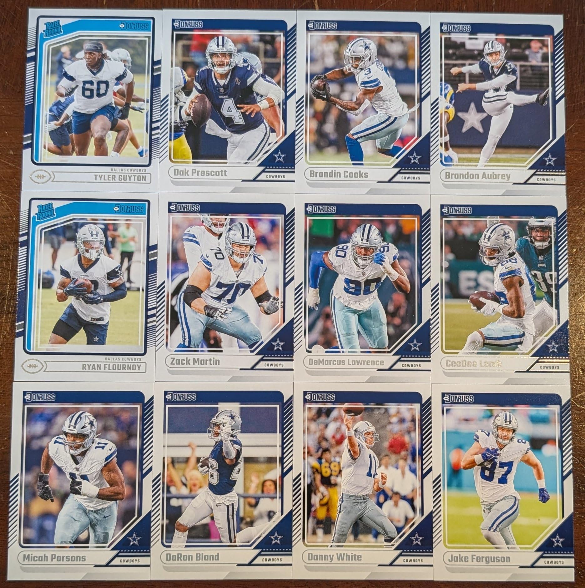 2024 Donruss + 2024 Score Dallas Cowboys NFL Team Set Dak Prescott CeeDee Lamb