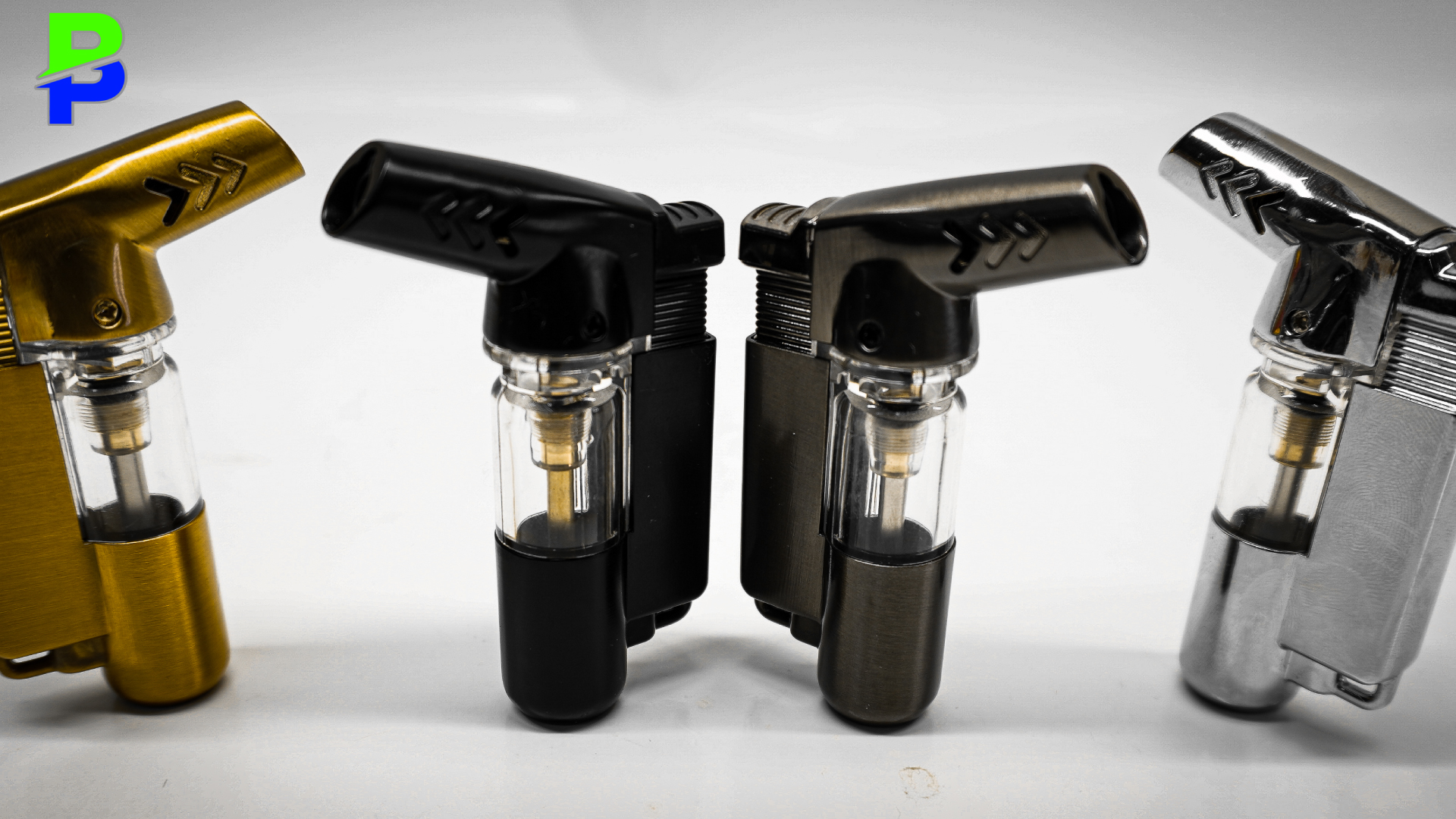 Encendedor Mechero de Antorcha de Bolsillo Gunmetal miniatura 7