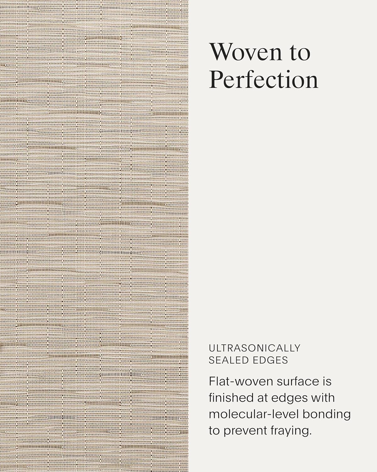 Chilewich Bamboo Placemats Set of 4 - Woven Rectangle Placemats - Reusable, Stain-Resistant, Indoor/Outdoor Tabletop Protection - 19" x 14" - Oat