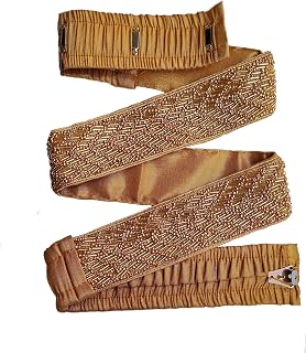 VAMA Maggam aari work vaddanam waist strap hip belt sontada patti kamarband kamarpatta for saree & dresses Price In India