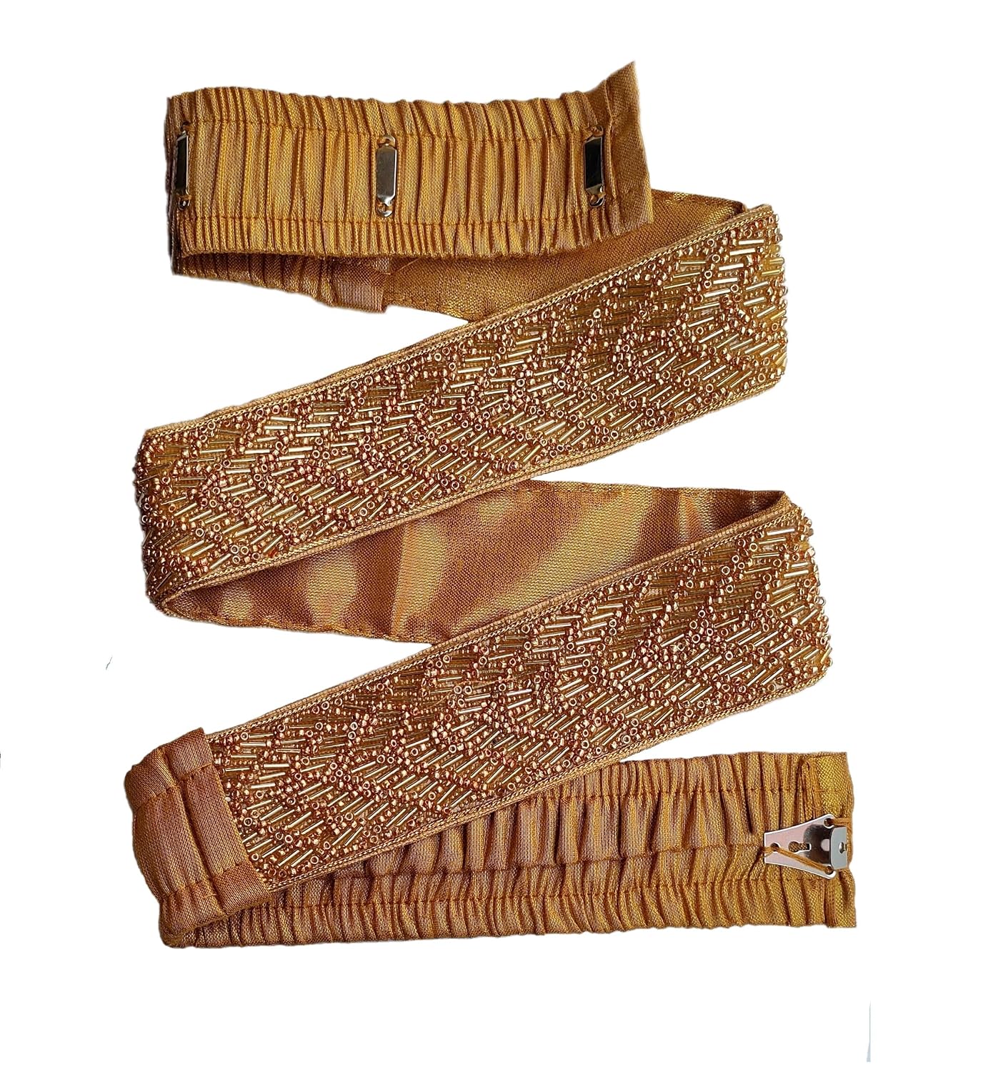 VAMA Maggam aari work vaddanam waist strap hip belt sontada patti kamarband kamarpatta for saree & dresses - Review, Price and Buying Guide